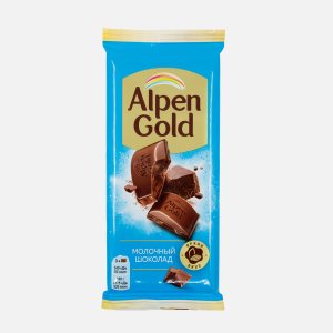 Шоколад Альпен Гольд молочный 80г 
