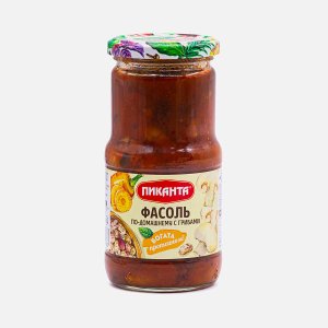 Фасоль Пиканта по-домашнему с грибами ст/б 470г