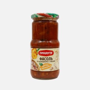 Фасоль Пиканта по-домашнему с грибами ст/б 470г