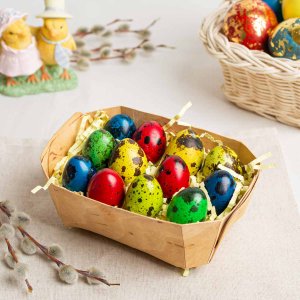 Яйцо перепелиное крашеное 12шт