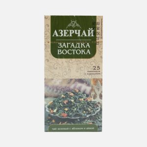 Чай Азерчай Загадка востока с яблок/айвой зел 25пак*1,8г к/к 45г
