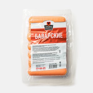 Сосиски Торговая площадь Баварские в/у 300г