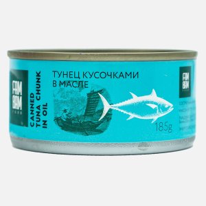 Тунец Фам Бам Фуд кусочками в масле ж/б 185г