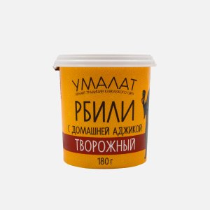 Сыр Умалат Рбили творожный с аджикой 65% пл/ст 180г