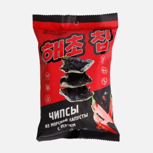 Чипсы Ит Сивид из морской капусты с перцем 30г