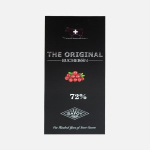 Шоколад Бушерон Ориджинал горький с кусочками клюквы 90г