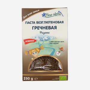Макаронные изделия Флер Альпин Рисинки гречневые безглютеновые 250г