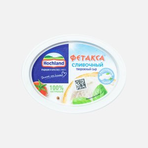 Сыр Хохланд творожный Фетакса сливочный 48% пл/ванна 140г