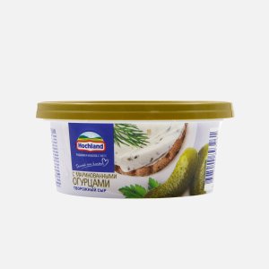 Сыр Хохланд творожный с маринованными огурцами 60% пл/ванна 140г