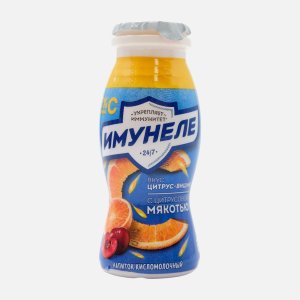 Напиток кисломолочный Имунеле Цитрус/вишня 1.2% пл/б 100г