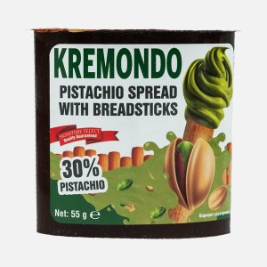Набор Кремондо из пасты фисташковой и хлебных палочек 55г