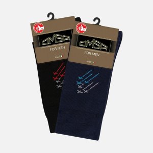 Носки мужские Омса Стайл 509 Самолеты 39-41 25-27 Неро