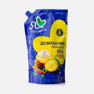Майонез Я люблю готовить Домашний 55% дой/пак 670мл