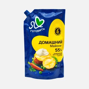 Майонез Я люблю готовить Домашний 55% дой/пак 670мл