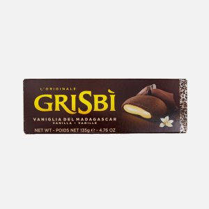 Печенье Гризби с темным шоколадом с начинкой со вкус ванили к/к 135г