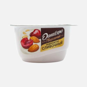 Продукт творожный Даниссимо Вишнево-миндальный десерт 6.1% 130г