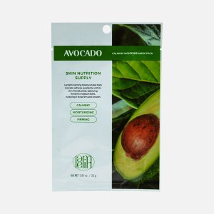 Маска Ламелин д/лица тканевая с авокадо 23г