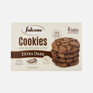 Печенье Фальконе Кукис с темным шоколадом сахарное 200г