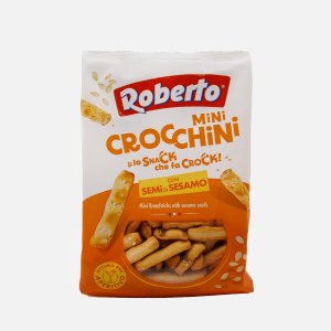 Гриссини Роберто Кроккини миньон с кунжутом 150г
