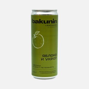 Напиток Бакунин Ботаникалс Лимонад Яблоко и укроп газ ж/б 0,33л