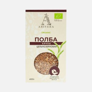 Полба Аривера цельнозерновая крупа к/к 400г