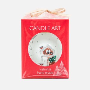 Шарик Эвис ручн роспись Фауна и насекомые 100мм стекло 9,5*9,5см