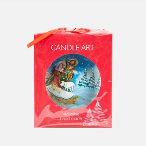 Шарик Эвис подвес ручн роспись Библейские сюжеты стекло 12*12см