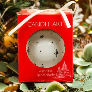 Шарик Эвис Символ года 100мм стекло 9,5*9,5см