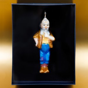 Фигурка Комозья Фэмили Папа Карло 12х9х2см стекло 4943Н00