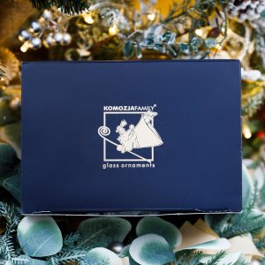 Фигурка Комозья Фэмили Снеговик-пилот 9х6х15см стекло