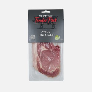 Стейк Мираторг Томагавк свиной из корейки охл в/у 360г