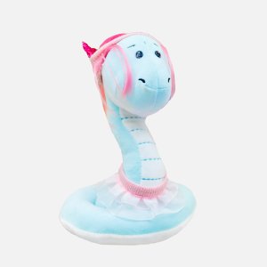 Игрушка мягк МаксиТойз Змейка Минти 24см искусственный мех