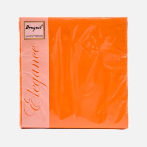 Салфетки Букет Колор оранжевые бум 33*33 2сл 20лист