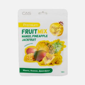 СухофруктыФилипиноСанПлодыФрутМикс манго/ананас/джекфрут сушеные 100г