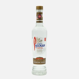 Водка Русская на спирте Альфа 40% ст/б 0,5л