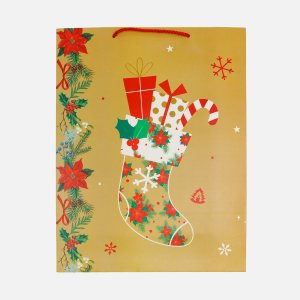 Пакет подарочный L31 W12 H40см 4в бумага 795091