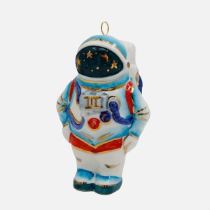 Украшение елочн Лефортовский фарфор Космонавт фарфор 6,5х5х10,5см