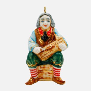 Украшение елочн Лефортовский фарфор Папа Карло фарфор 6,5х4,5х10,5см