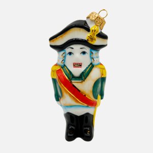 Украшение елочн Лефортовский фарфор Щелкунчик больш зелен фарф 6х4х12см