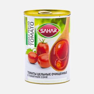 Томаты Сахар очищенные в томатном соке 400г