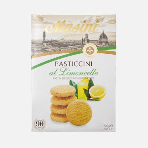 Печенье Масини с лимоном и лимончелло к/к 200г