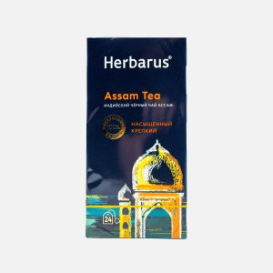 Чай Гербарус Яблоко/корица черный 24пак*2г к/к 48г