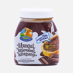 Паста Коровка из Кореновки Мягкий молочный шоколад 15% пэт 330г