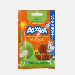 Пастилки Агуша Фруктовые Яблоко с 12мес 12г