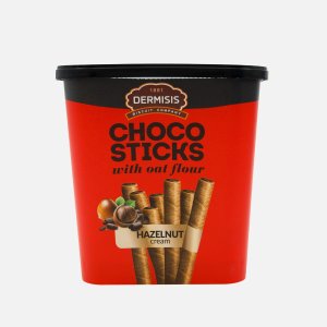 Трубочки Дермисис вафельные с шоколадно-орех начинкой 310г