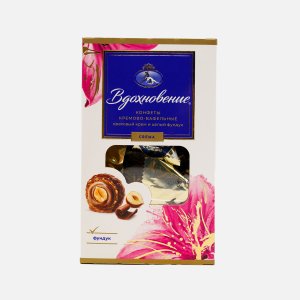 Набор конфет Бабаевский Вдохновение шок-орех крем/цел фундук 112г