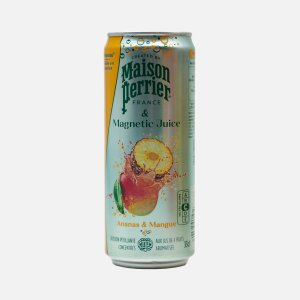 Напиток Перье со вкусом ананаса и манго газированный ж/б 0,33л