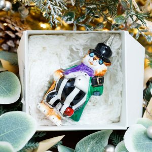 Фигурка Комозья Фэмили Кот Базилио 9х6х15см стекло 4945Н00