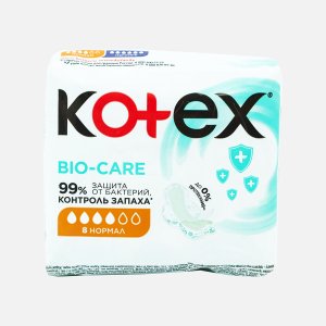 Прокладки Котекс Био-кэа нормал 8шт