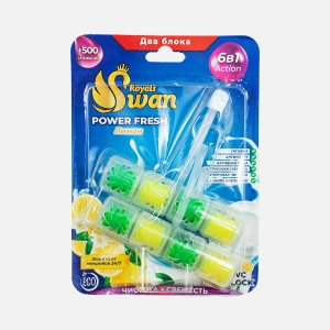 Блок Ройалс Свэн Лимон подвесной д/унитаза 2*40г